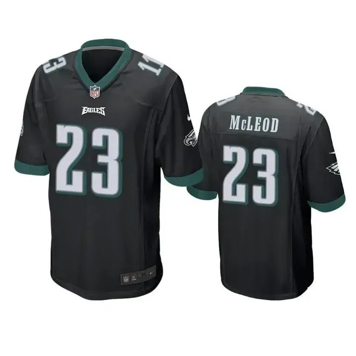 Men Philadelphia Eagles 23 Rodney McLeod Nike Black Game NFL Jersey